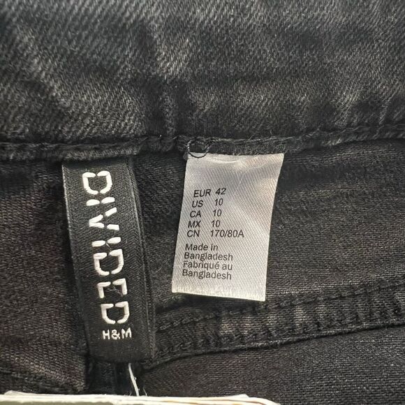 H & M Divided Women’s Jeans Pants Sz 10 Loose Mom Fit High Waist - Picture 3 of 4